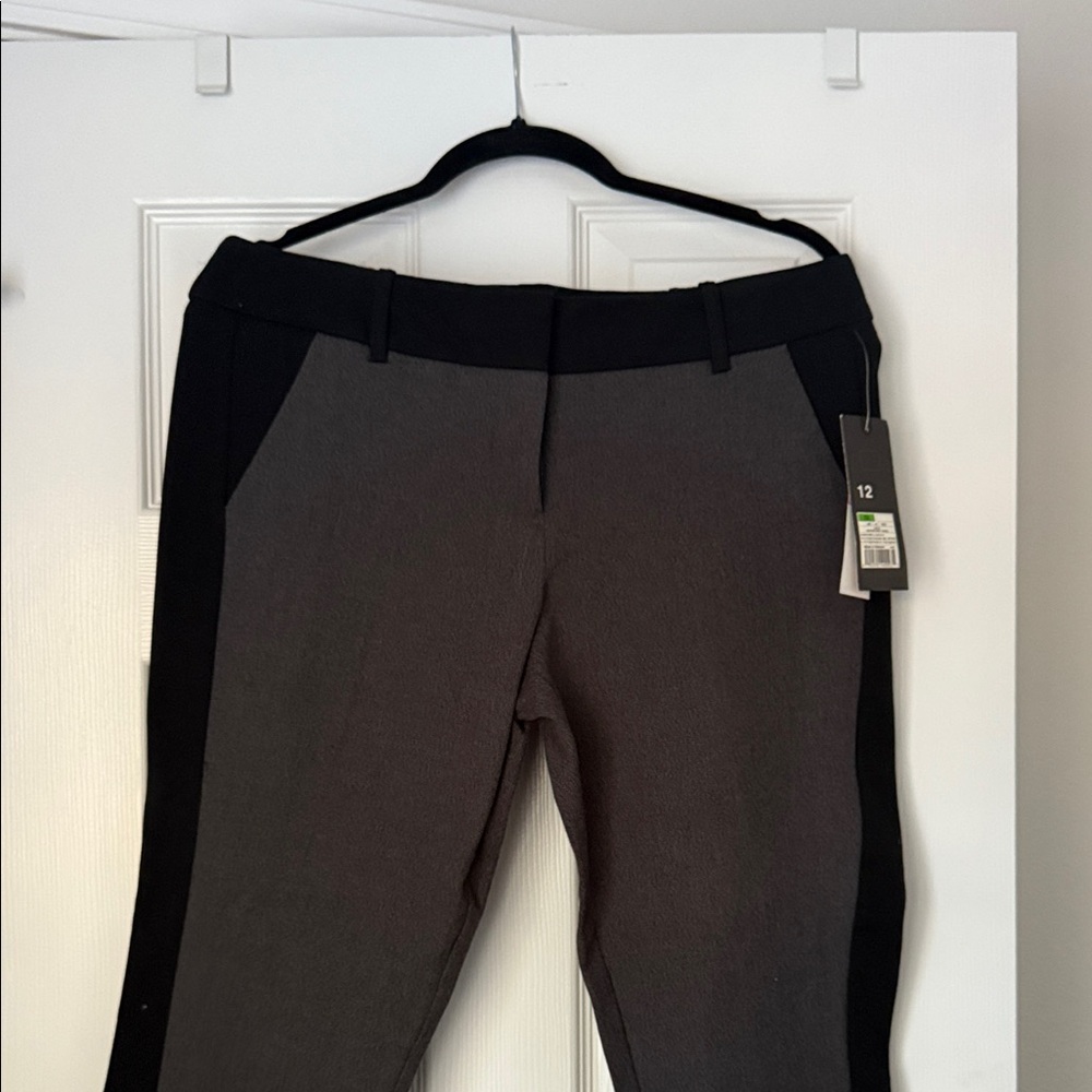 New! Mossimo Stylish Black and Gray Tuxedo Pants
